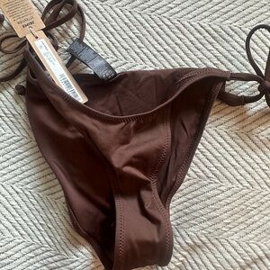 SKIMS Chocolate Brown Bikini Bottom